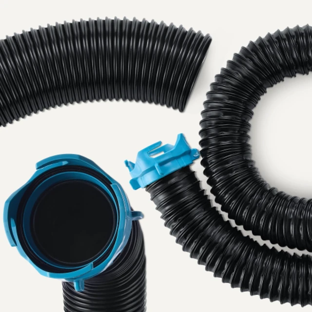 Alt view image 5 of 5 - Amazon Basics RV Sewer Hose Kit, 15 ft, Black