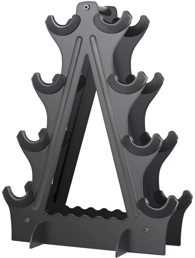 Main image of Dumbbell Rack 4 Tier Weight Rack for Dumbbells Compact Dumbell Rack Stand Only for Home Gym Weight Stand, (Rack ONLY)