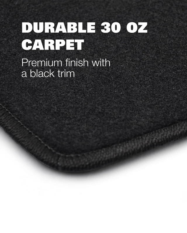 Alt view image 6 of 6 - Floor Mats for Mazda CX-5 2017-2025 - Tailored 3D Fit | Front & Rear Set of 4 - Anti-Slip Backing - 22oz Carpet Mat Heavy Duty - All Weather Car Liner Floormats