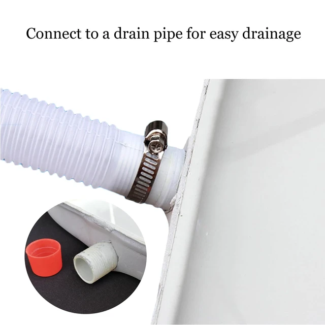Alt view image 5 of 7 - DHUPKMBEW Air Conditioner Drip Pan Condensate Drain Pan 31.8x9.4in, Portable AC Drip Tray for Air Conditioner Outdoor Unit Split Systems