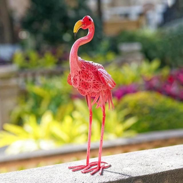 Alt view image 2 of 7 - dreamskip Metal Peacock Garden Decor Outdoor Statue, 26" Metal Yard Art Peacock Garden Sculptures Outside Decoration for Home Patio Lawn Backyard, Gift for Moms Grandma Women
