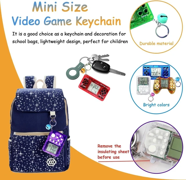 Alt view image 10 of 12 - 12Pcs Video Game Party Favors for Kids,Mini Game Console Keychain for Kids Boys Birthday Supplies Gaming Party Favors Classroom Prizes