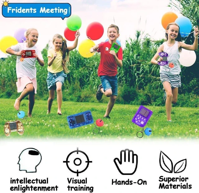 Alt view image 11 of 12 - 12Pcs Video Game Party Favors for Kids,Mini Game Console Keychain for Kids Boys Birthday Supplies Gaming Party Favors Classroom Prizes