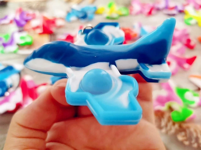 Alt view image 9 of 12 - 30 Packs Airplane Mini Pop Fidget, Autism Sensory Birthday Birthday Party Favors Gifts for School Classroom, Adult and Kids