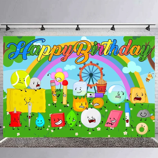 Alt view image 10 of 14 - Battle-Dream Island Birthday Party Backdrop and Decoration, Happy Birthday Banner Photo Shoot Background Props for Boys and Girls, 5x3ft
