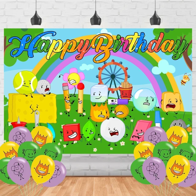 Alt view image 8 of 14 - Battle-Dream Island Birthday Party Backdrop and Decoration, Happy Birthday Banner Photo Shoot Background Props for Boys and Girls, 5x3ft