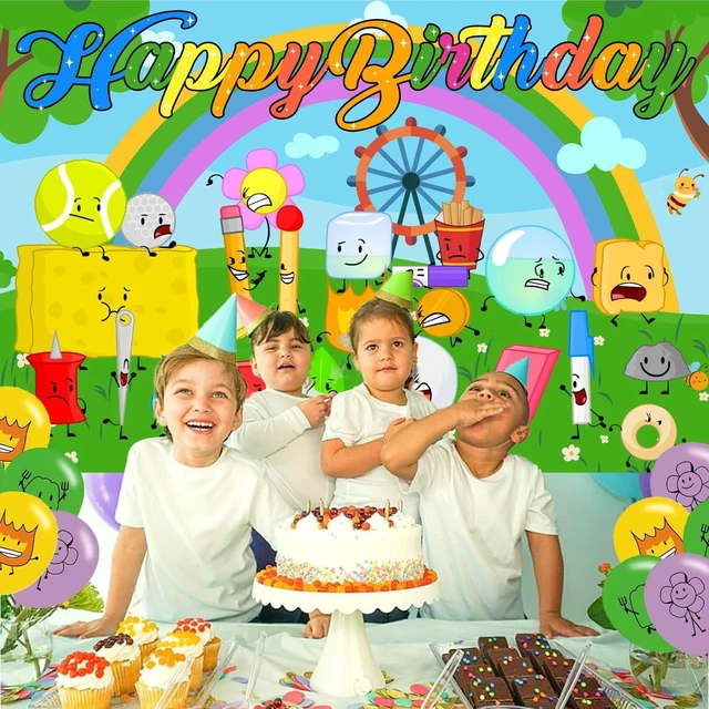 Alt view image 11 of 14 - Battle-Dream Island Birthday Party Backdrop and Decoration, Happy Birthday Banner Photo Shoot Background Props for Boys and Girls, 5x3ft