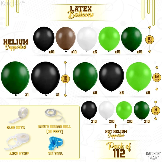Alt view image 11 of 12 - KatchOn, Football Balloons Arch Kit - Huge, Pack of 131 | Football Party Supplies for Football Party Decorations | Touch Down Balloons, Football Balloons, Football Birthday Party Decorations