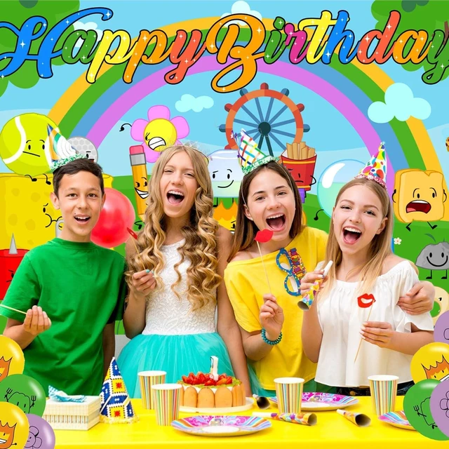 Alt view image 13 of 14 - Battle-Dream Island Birthday Party Backdrop and Decoration, Happy Birthday Banner Photo Shoot Background Props for Boys and Girls, 5x3ft