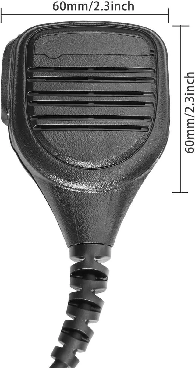 Alt view image 9 of 14 - Amasu XPR3300 XPR3500e Remote Speaker Microphone Shoulder Mic for XPR3000 XPR3300e XPR3500 XPR3000e DP2000 DP2400 DEP XIR PMMN4075 PMMN4076 PMMN4071A