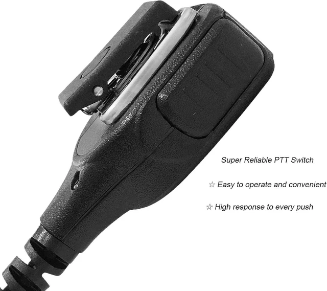 Alt view image 13 of 14 - Amasu XPR3300 XPR3500e Remote Speaker Microphone Shoulder Mic for XPR3000 XPR3300e XPR3500 XPR3000e DP2000 DP2400 DEP XIR PMMN4075 PMMN4076 PMMN4071A