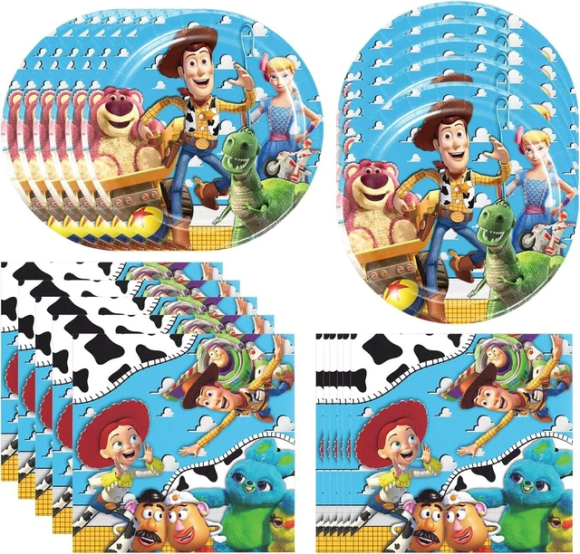 Alt view image 5 of 8 - STONEMUSLE 40pcs Toy Storys Party Supplies Include 20 Plates, 20 Napkins for The Toy Storys Birthday Party Decoration-L8