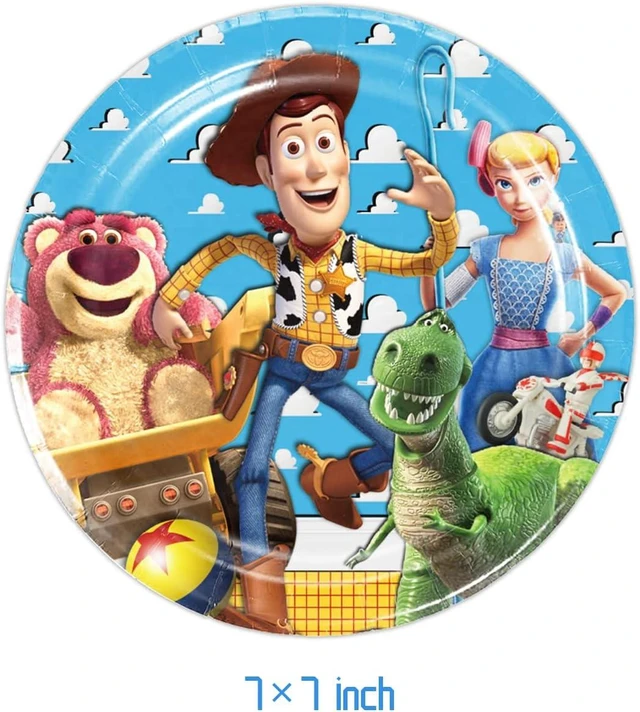 Alt view image 8 of 8 - STONEMUSLE 40pcs Toy Storys Party Supplies Include 20 Plates, 20 Napkins for The Toy Storys Birthday Party Decoration-L8