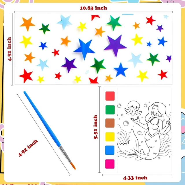 Alt view image 11 of 12 - Sigilyer Water Coloring Books Party Favors for Kids 4-8, 24 Pack(192 PCS) Mini Coloring Books with Goodie Bag Stuffers for Kids Birthday Gifts Bulk Art Crafts Classroom Prizes School Paint Supplies