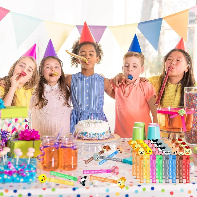 Alt view image 11 of 12 - uoyoi Farm Party Favors,24Pcs Farm Animal Bubble Wands for Kids Birthday Party Supplies,Baby Shower Prizes Pinata Goodie Bag Stuffers Gift