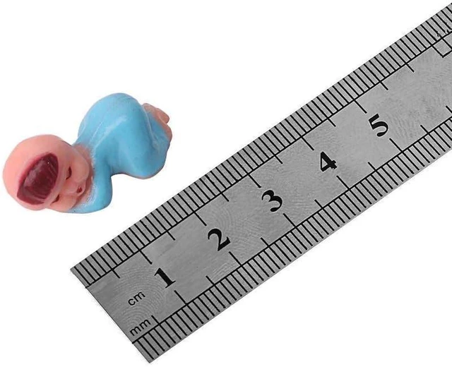 Alt view image 6 of 6 - Mini Plastic Babies for Party Favor Decor Party Decorations Baby Shower Party Game Ice Cube Game (1" 120pcs, Blue)