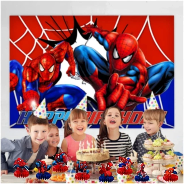 Alt view image 8 of 8 - 8Pcs Spider Honeycomb Table Centerpiece Spider Birthday Party Supplies Table Decorations for Kids Party Decorations
