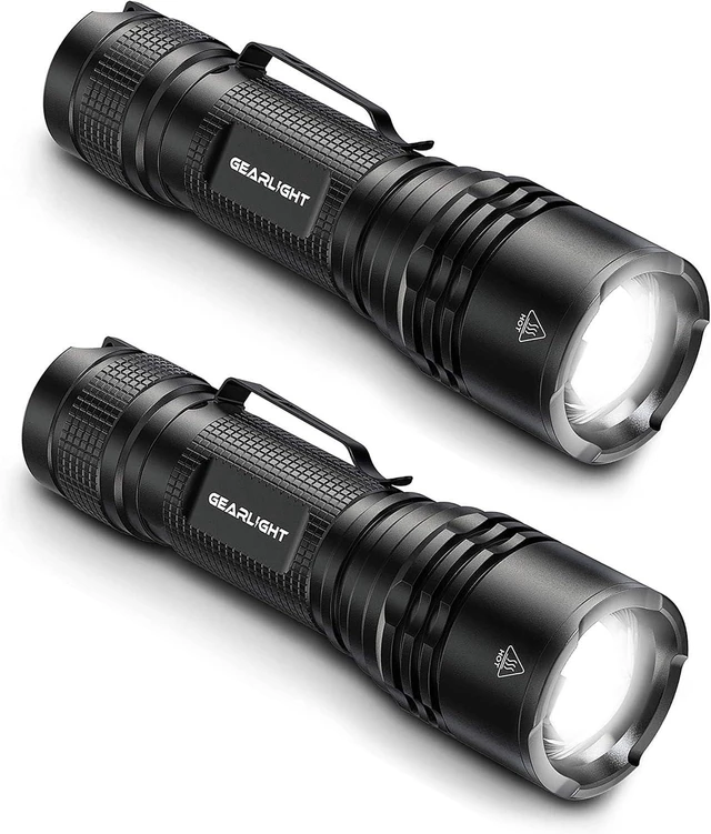 Alt view image 8 of 14 - GearLight LED Tactical Flashlights High Lumens - Mini Flashlights for EDC Carry - Compact Powerful Emergency Flashlight Made from Military-Grade Aluminum - Drop Resistant and Water Resistant