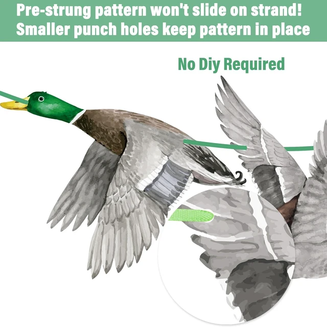 Alt view image 11 of 14 - Mallard Duck Banners Duck Hunting Party Banners Duck Theme Birthday Party Decoration for Duck Hunter Baby Shower Supplies