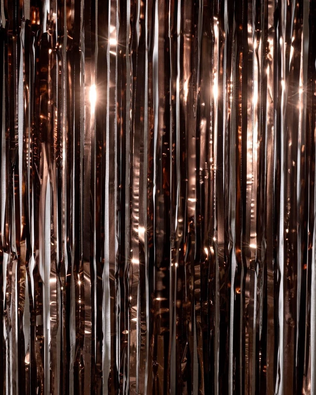 Alt view image 11 of 14 - xo, Fetti Brown Party Curtain - Set of 2 | Espresso Martini Fringe, Bachelorette Decorations, Cute Birthday Photo Booth, Party Backdrop, Bday Supplies