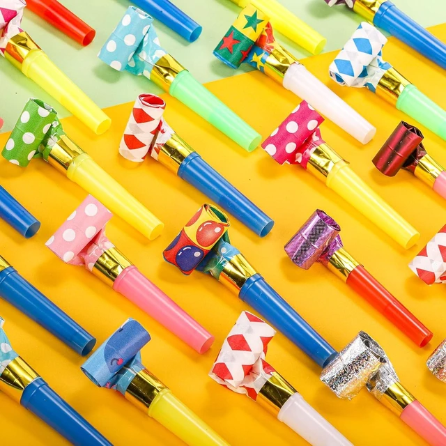 Alt view image 10 of 12 - Hedume 200 Pieces Party Blower, Noisemakers Blowouts Whistles, Colorful Birthday Noisemakers, Party Horns Party Whistles New Years Party Noisemakers, Blowouts Noisemakers Funny Party Blowouts Blowers