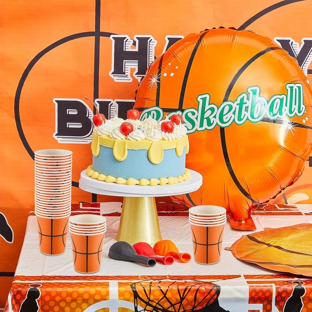 Alt view image 11 of 14 - Cunhill 36 Pcs 9 oz Basketball Party Paper Cups Party Supplies Disposable Paper Drinking Cups for Birthday Decorations Sport Picnics