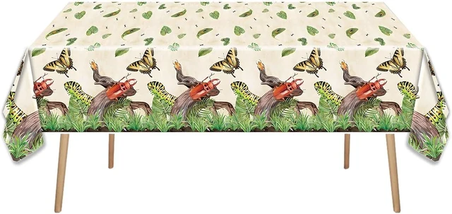 Alt view image 11 of 14 - OULUN Bug Party Decorations Tableware, 20 Plates and 20 Napkins and Tablecloth86 '' x 51'' Birthday Party Decorations
