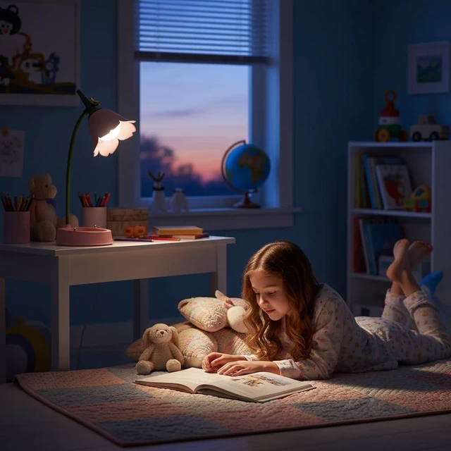 Alt view image 14 of 14 - magical JD LED Desk Lamp Cordless Table Light Adjustable Gooseneck Dimmable Touch Rechargeable Battery Eye-Caring Night Light for Kids,Mini Cute Lamp for College Dorm Bedroom Reading