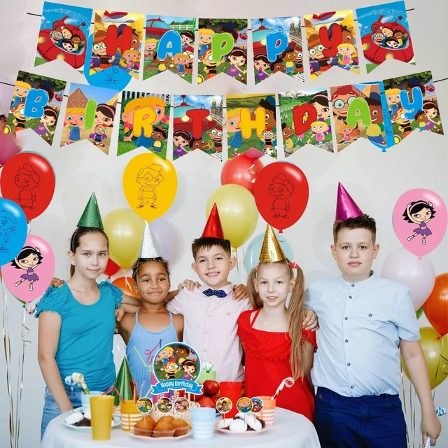 Alt view image 14 of 14 - Little Einsteins Birthday Party Decorations, Caroon Little Einsteins Party Supplies with Banner, Cake Topper, Cupcake Toppers, Balloons for Fans Birthday Party Favors