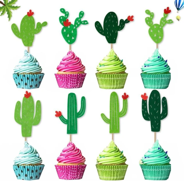 Alt view image 13 of 14 - Cactus Party Decorations Fiesta Cactus Birthday Party Supplies Cactus Happy Birthday Party Banners Paper Lanterns Balloons Cake Toppers for Tropical Mexican Fiesta Party Decorations