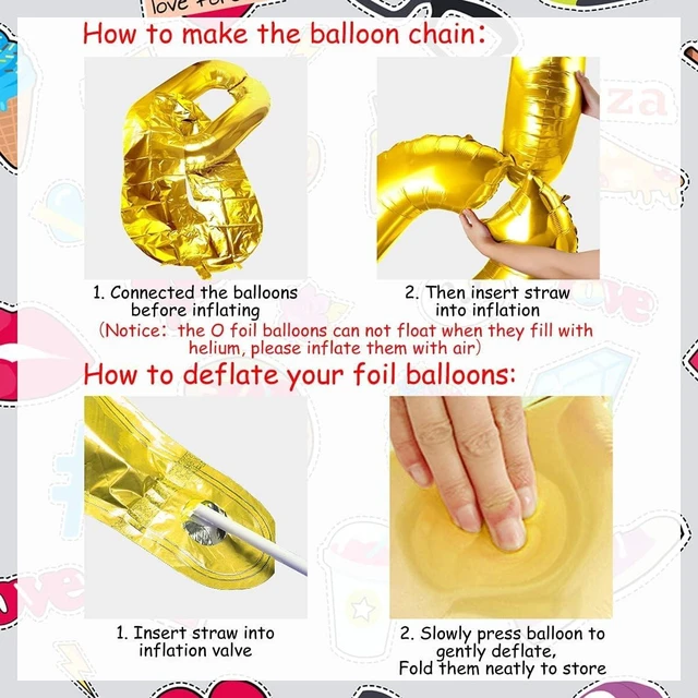 Alt view image 12 of 12 - Hip Hop Party Decorations, Glitter Ain't Nothing But a Gangsta Banner Jumbo Chain Balloons, Hippie Retro Disco Theme 70s 80s 90s Birthday Party Decor