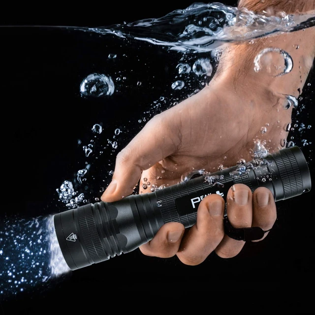 Alt view image 14 of 14 - PeakPlus High Powered LED Flashlight LFX2000, Brightest High Lumen Light with 5 Modes, Zoomable and Water Resistant, Best Flashlights for Camping, Dog Walking and Emergency
