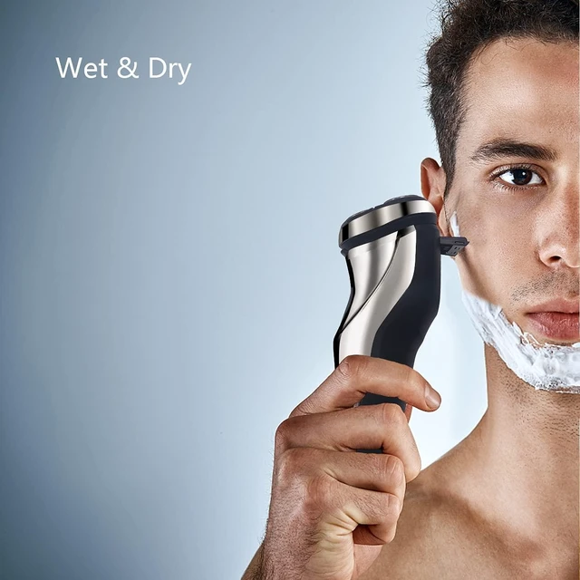 Alt view image 10 of 14 - Electric Razor for Men Shaver Mens for Shaving with Pop-up Trimmer Electric Rotary Shavers for Men Wet & Dry Cordless Waterproof USB Rechargeable