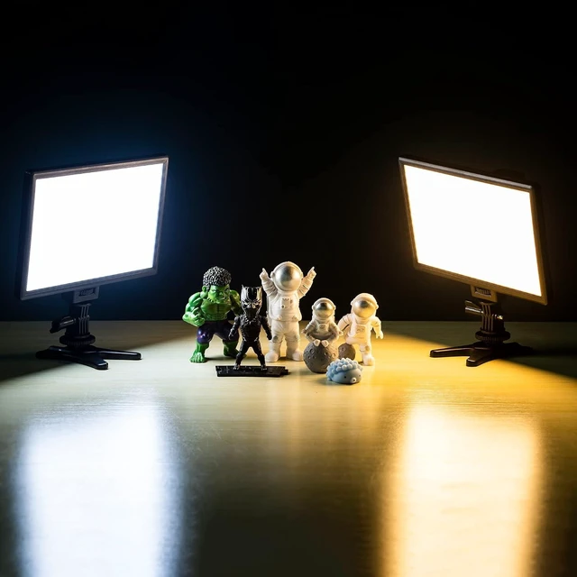 Alt view image 9 of 12 - VILTROX L116T CRI95+ Super Slim Dimmable LED Light Panel,Bi-Color 3300K-5600K LED Video Light with LCD Control/Light Mount (NO Battery/No ac Adapter)