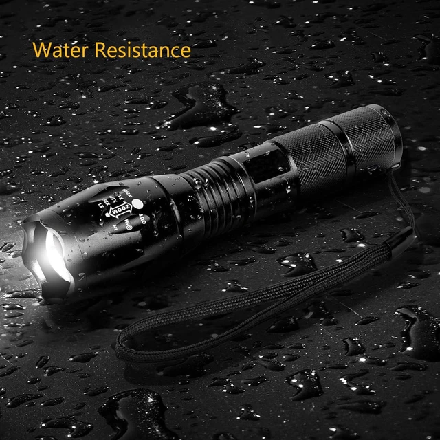 Alt view image 10 of 10 - Military Grade Flashlight High Lumen 5 Modes Water Resistant LED Tactical Torch Flash Light, 2 Pack