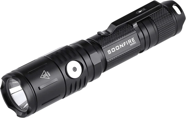 Alt view image 8 of 14 - MX65 Tactical Flashlight 1060 Lumens Built-in a Fast Charging Rechargeable LED Handheld Flashlights 5 Brightness Waterproof Flashlight
