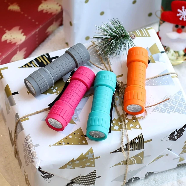 Alt view image 9 of 14 - FASTPRO 10-Pack, 9-LED Mini Flashlight Set, AAA Batteries are Included and Pre-Installed, Perfect for Class Teaching, Camping, Wedding Favor