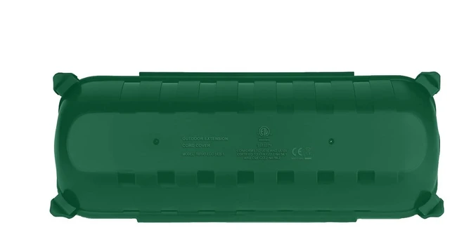 Alt view image 14 of 14 - RESTMO Outdoor Extension Cord Cover, IP44 Waterproof Electrical Box | Weatherproof, Safety Seal Enclosure to Protect Extension Cables, Strip Light, Power Tool, Timers, Green