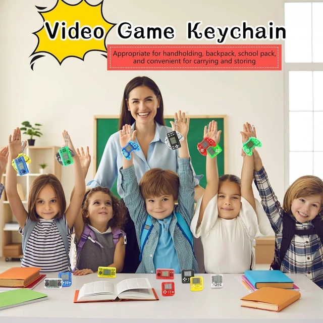 Alt view image 8 of 10 - 9PCS Video Game Party Favors for Kids, Mini Game Keychain Arcade party favors Birthday Supplies, Party Supplies for Boys and Girls