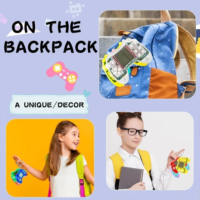 Alt view image 10 of 10 - 9PCS Video Game Party Favors for Kids, Mini Game Keychain Arcade party favors Birthday Supplies, Party Supplies for Boys and Girls