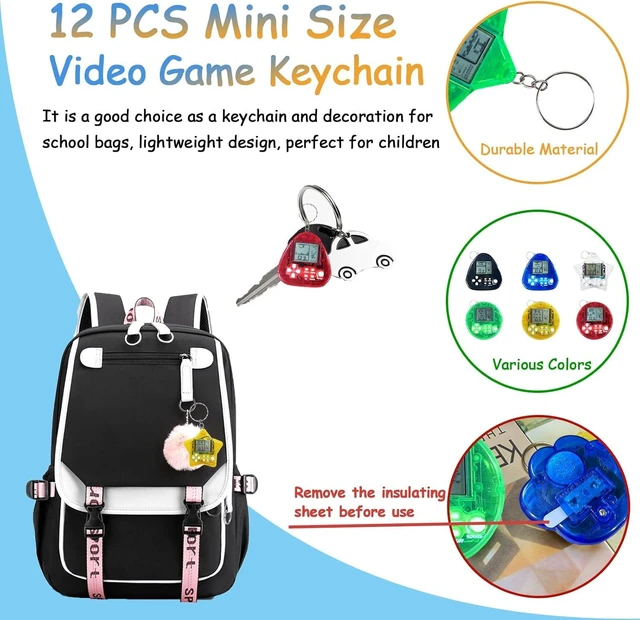 Alt view image 10 of 12 - 12Pcs Video Game Party Favors,Mini Game Keychains for Kids & Gamer Birthday Party Decorations Party Supplies Classroom Prizes for Boys and Girls