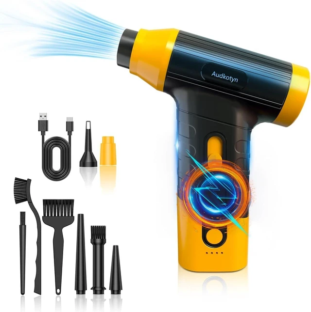 Alt view image 8 of 14 - Cordless Electric Compressed Air Duster | 150000 MRP Electric air Blower for Cleaning Keyboard, PC, Cameras, Electric Air Pump for Inflatable Cushions