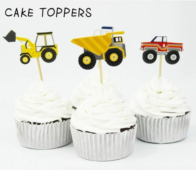 Alt view image 12 of 12 - Construction Birthday Party Supplies Dump Truck Party Decorations Kits Set for Kids Birthday Party 51 pack