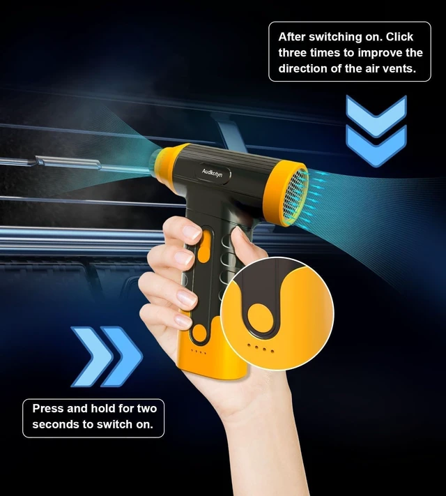 Alt view image 14 of 14 - Cordless Electric Compressed Air Duster | 150000 MRP Electric air Blower for Cleaning Keyboard, PC, Cameras, Electric Air Pump for Inflatable Cushions