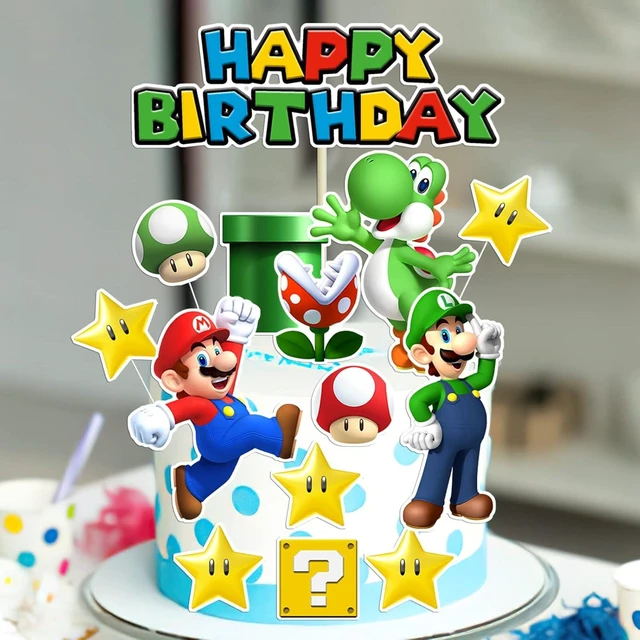 Alt view image 10 of 14 - 14Pcs Super Bros Cake Topper for Birthday Party Decoration, Super Brother Birthday Party Supplies- Fun Kid's Party Cupcake Decoration!