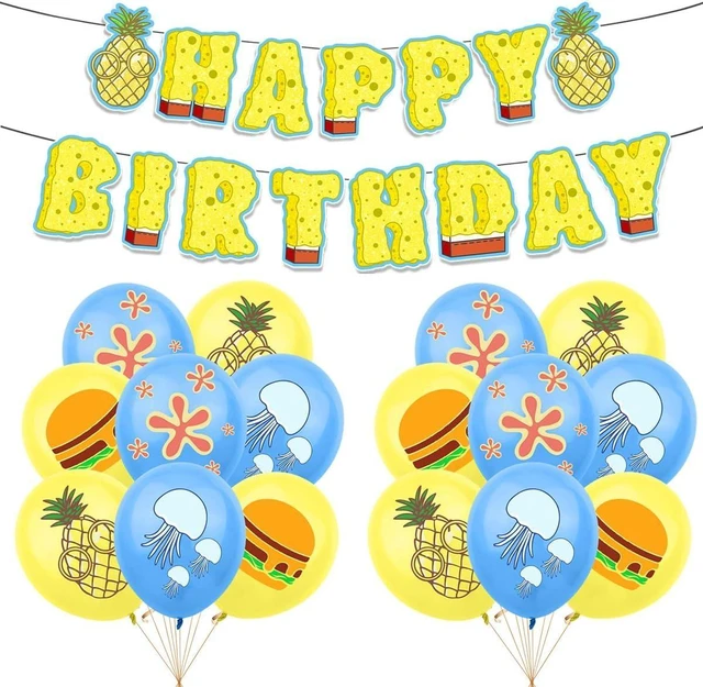 Alt view image 9 of 12 - Yellow Birthday Party Decorations 42pcs Yellow Themed Happy Birthday Party Supplies Include Yellow Banner Balloons Cake Toppers and Cupcake Toppers