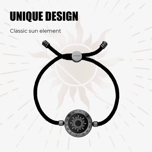 Alt view image 10 of 12 - Single Long Distance Touch Bracelets for Couples, Smart Light & Vibration Love Jewelry, Long Distance Gifts for Him Her Women Men, One-to-One Bluetooth Pairing via App