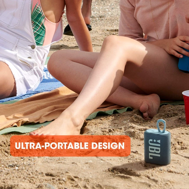 Alt view image 9 of 14 - Go 3 - Portable Mini Bluetooth Speaker, big audio and punchy bass, IP67 waterproof and dustproof, 5 hours of playtime, speaker for home, outdoor and travel (White)