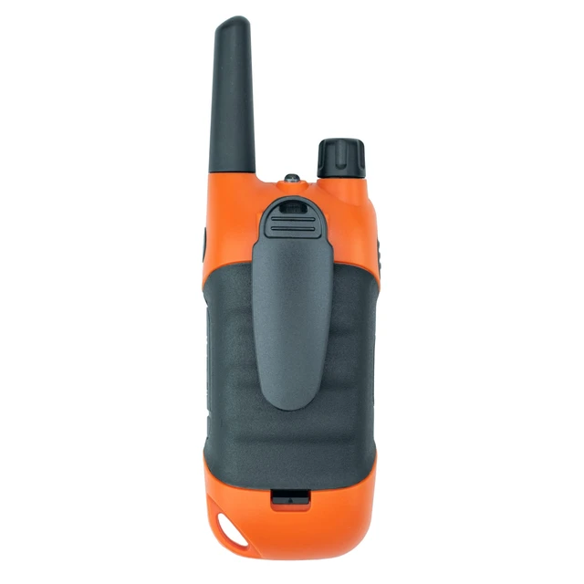 Alt view image 10 of 14 - FRS-A1 2-Pack Walkie Talkies for Adults, License-Free FRS Two-Way Radios with USB-C Charging, NOAA Weather, Dual Watch, Named Channels, Tone Scan, IP54 (Orange)