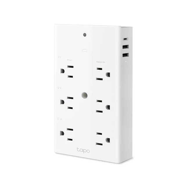 Alt view image 8 of 14 - Smart Plug Outlet Extender, P306, 3 Individual Smart Outlets | Surge Protector, 18W Fast Charging, 1x USB-C & 2X USB-A, Smart Night Light, Works w/Apple HomeKit, Alexa & Google Home